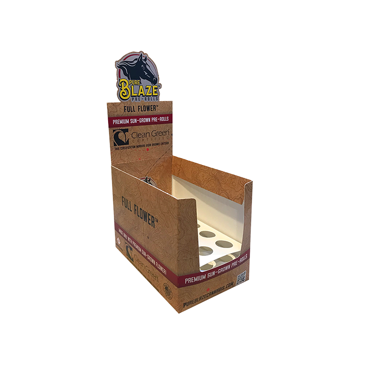 Pure Blaze Folding Carton Counter Display 2